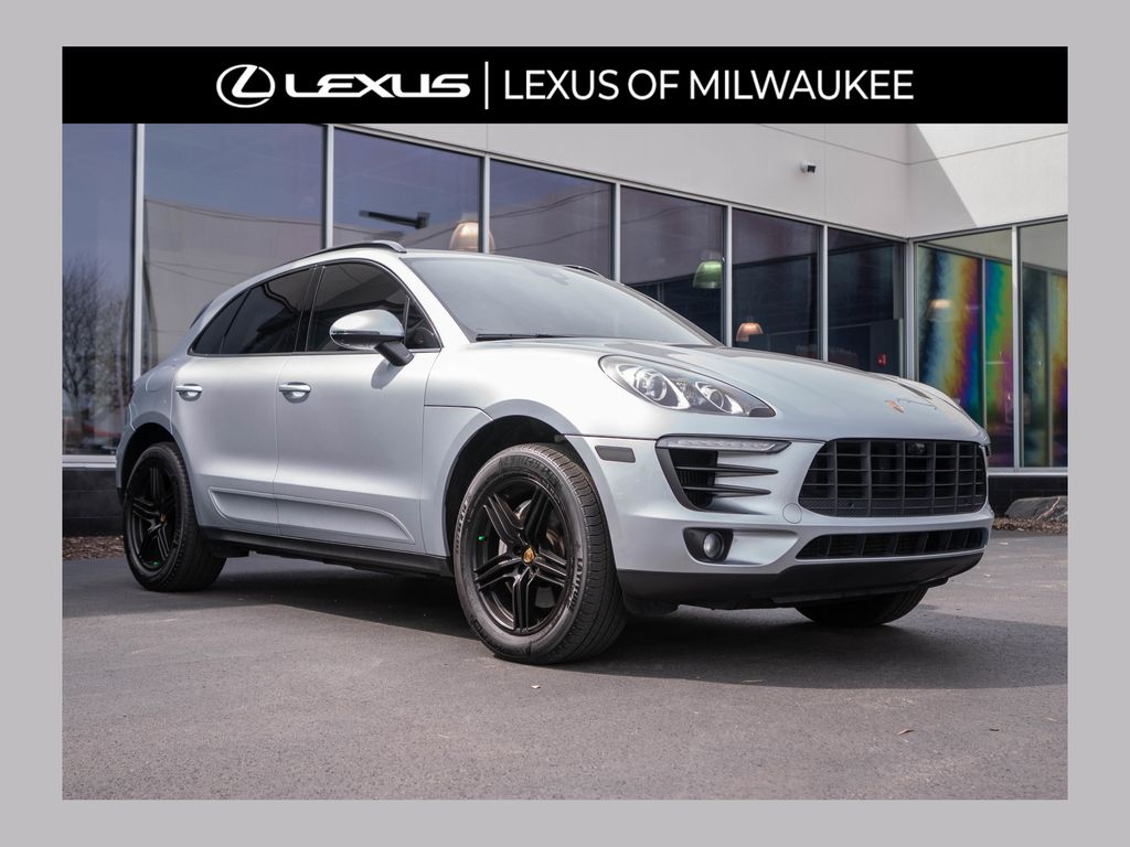 Rhodium Silver Metallic 2017 Porsche Macan S AWD SUV / Crossover All-Wheel Drive 7-Speed Automatic