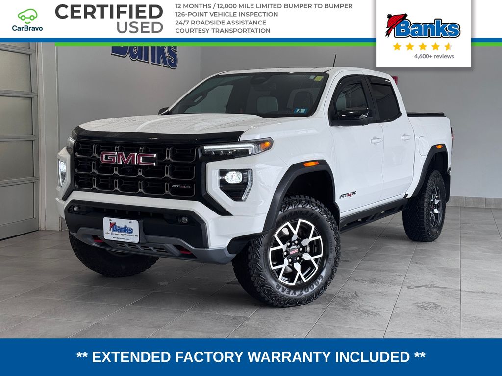 Summit White 2026 GMC Canyon Pickup Truck Four-Wheel Drive 8-Speed Automatic
