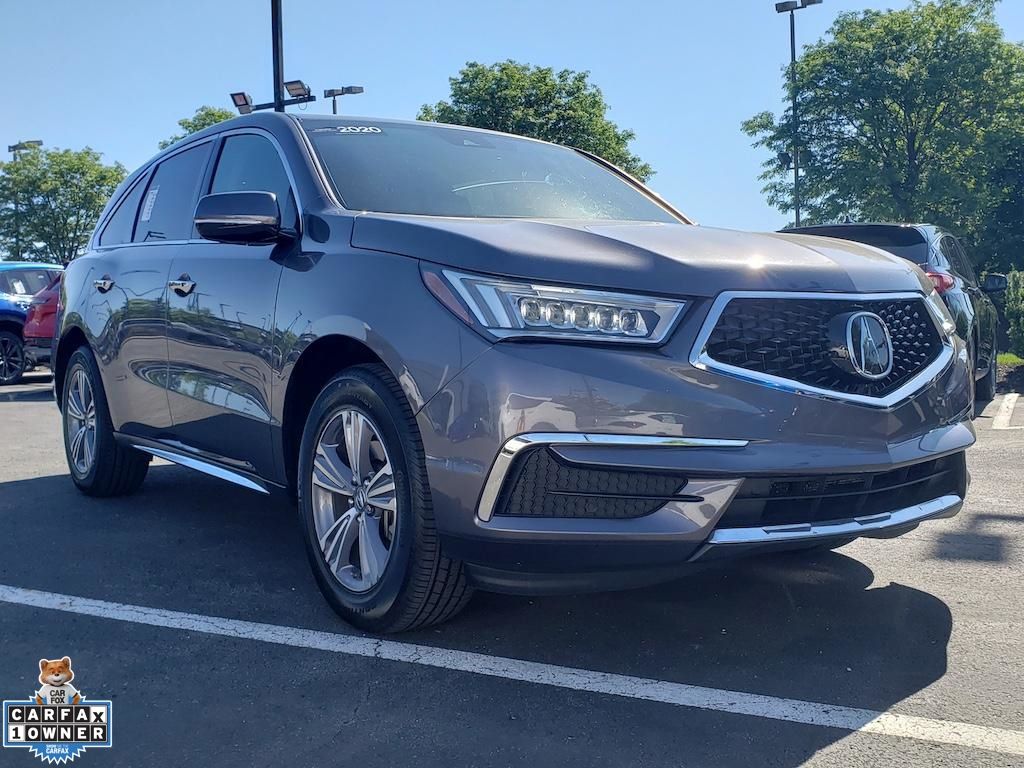Gray 2020 Acura MDX SH-AWD SUV / Crossover All-Wheel Drive 9-Speed Automatic