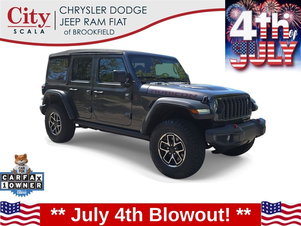 Gray (Granite Crystal Metallic Clearcoat) 2024 Jeep Wrangler SUV / Crossover Four-Wheel Drive 8-Speed Automatic