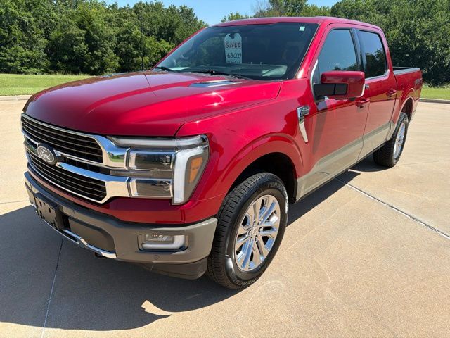 Rapid Red Metallic Tinted Clearcoat 2025 Ford F-150 Pickup Truck Four-Wheel Drive Automatic