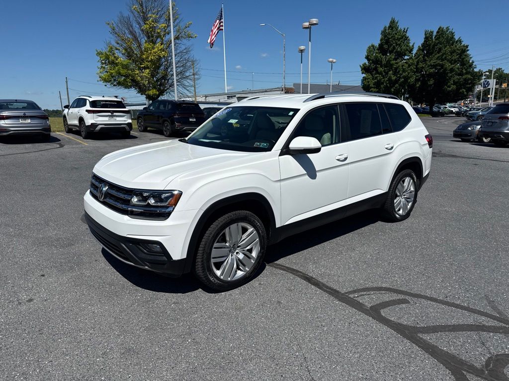 2019 Volkswagen Atlas 3.6L V6 SE White at Carlisle Cadillac Buick GMC