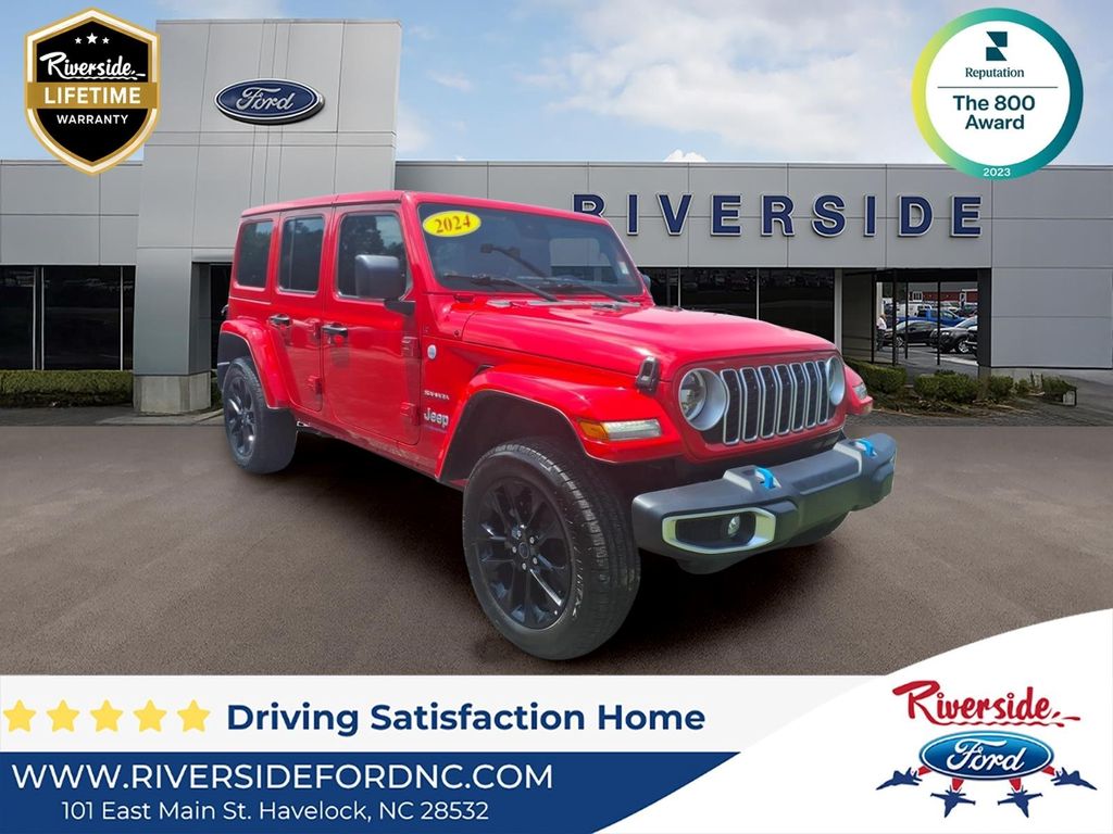 Firecracker Red Clearcoat 2024 Jeep Wrangler 4xe SUV / Crossover Four-Wheel Drive 8-Speed Automatic