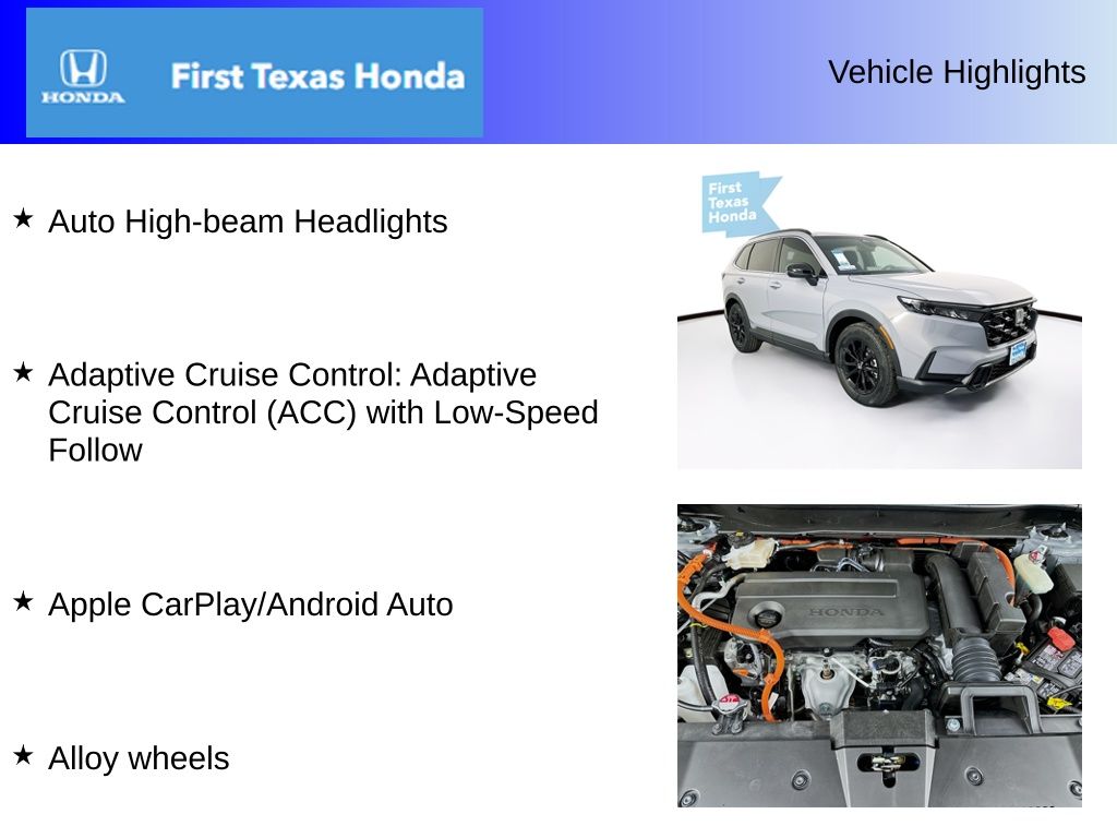 Used Car 2025 Honda Cr-v Hybrid  Sport For Sale Under $35,000 In Austin, Texas