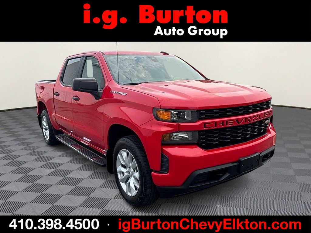 Red 2022 Chevrolet Silverado 1500 Pickup Truck Four-Wheel Drive 8-Speed Automatic