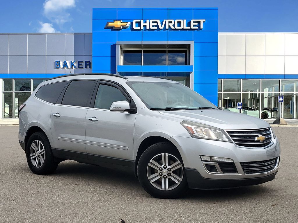 Silver Ice Metallic 2016 Chevrolet Traverse SUV / Crossover All-Wheel Drive 6-Speed Automatic