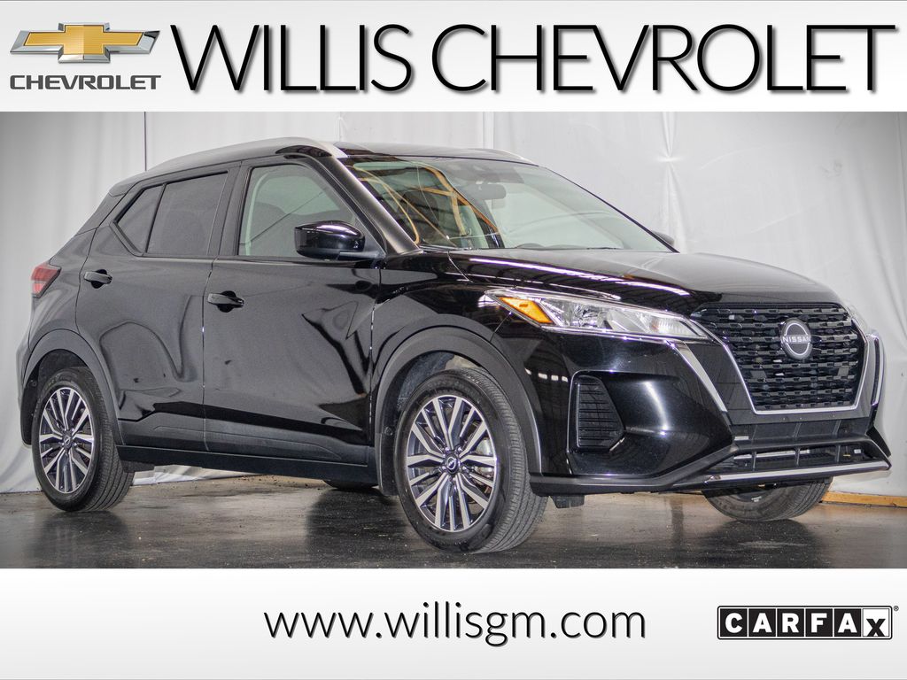Super Black 2022 Nissan Kicks SUV / Crossover Front-Wheel Drive Continuously Variable Transmission