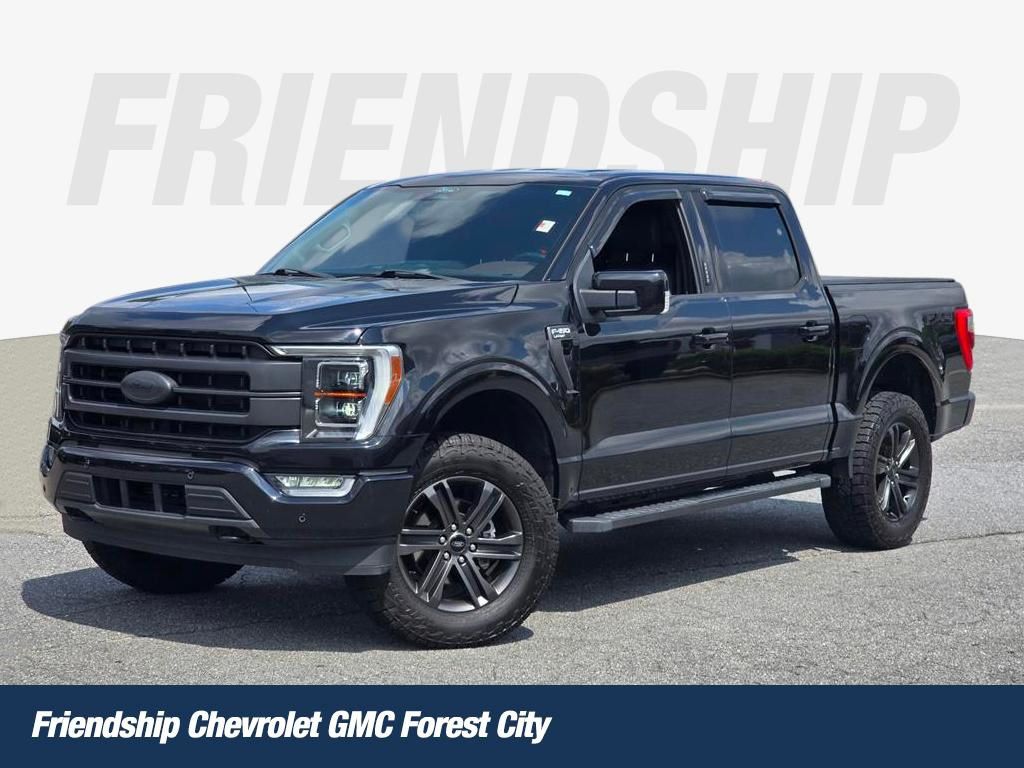 Black Metallic 2022 Ford F-150 Pickup Truck Four-Wheel Drive Automatic