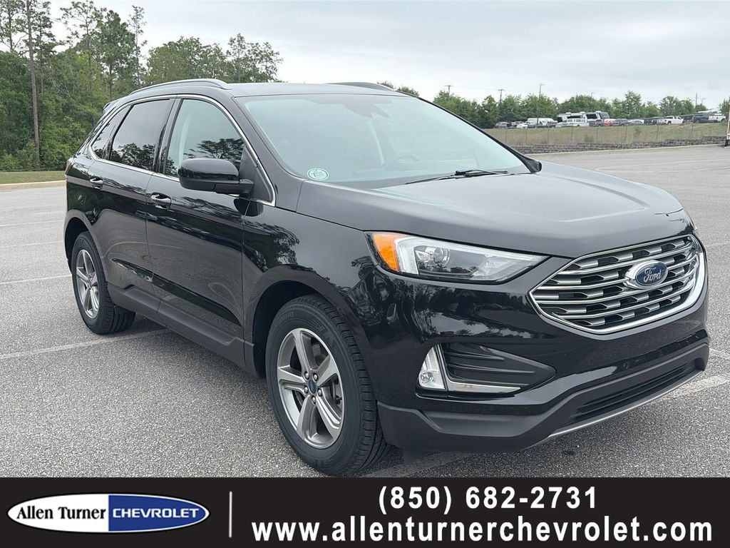 Black Metallic 2022 Ford Edge SEL AWD SUV / Crossover All-Wheel Drive 8-Speed Automatic