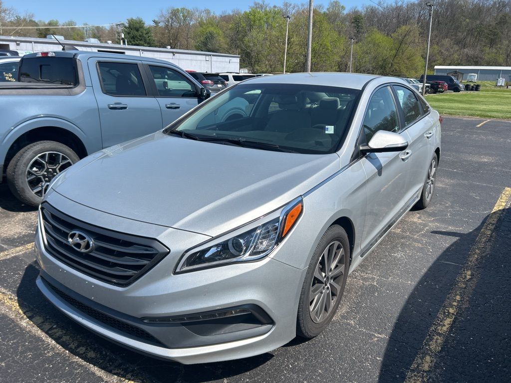 Symphony Silver 2015 Hyundai Sonata Sport FWD Sedan Front-Wheel Drive 6-Speed Automatic
