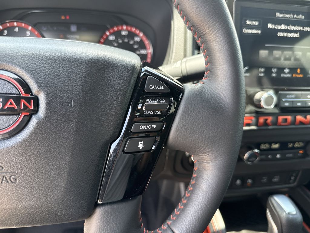 2025 Nissan Frontier PRO-4X White at Central Houston Nissan