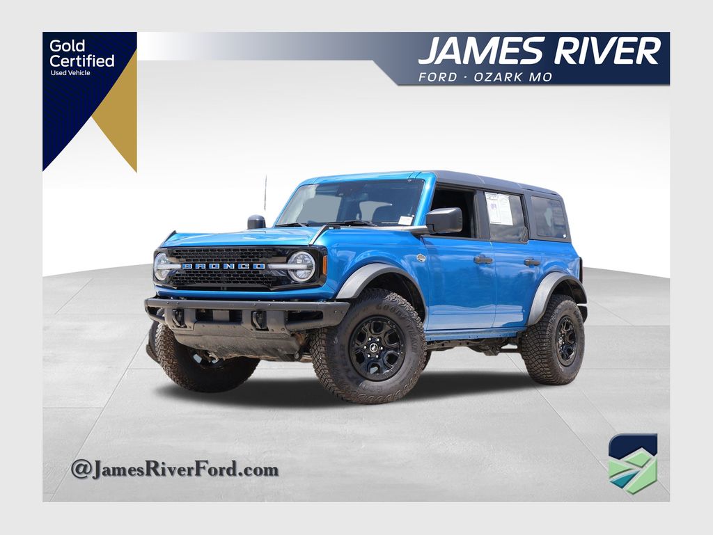 Blue Metallic 2024 Ford Bronco SUV / Crossover Four-Wheel Drive Automatic