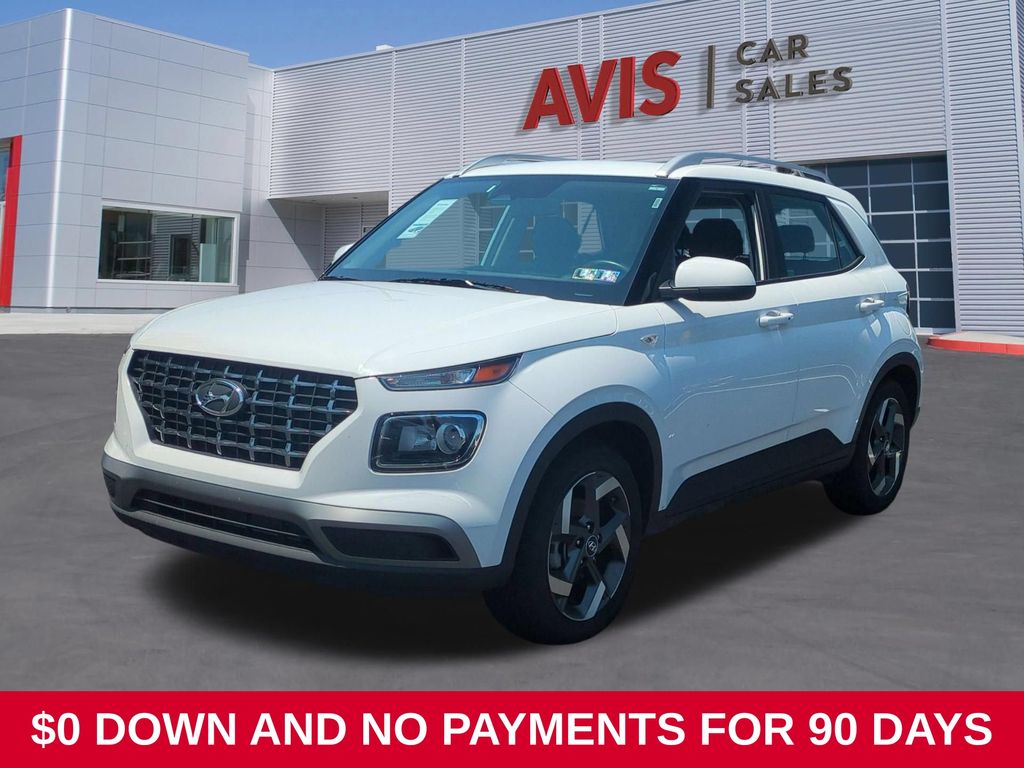 Lunar White 2025 Hyundai Venue SUV / Crossover Front-Wheel Drive Continuously Variable Transmission