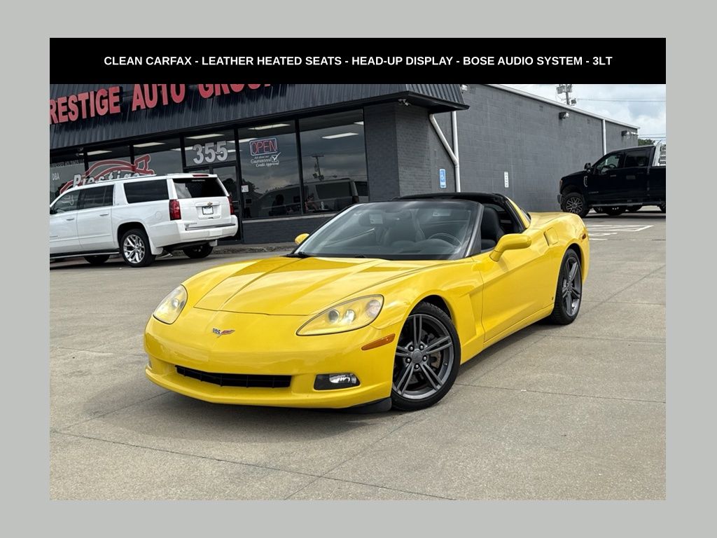 Velocity Yellow Tintcoat 2008 Chevrolet Corvette Coupe Rear-Wheel Drive 6-Speed Automatic