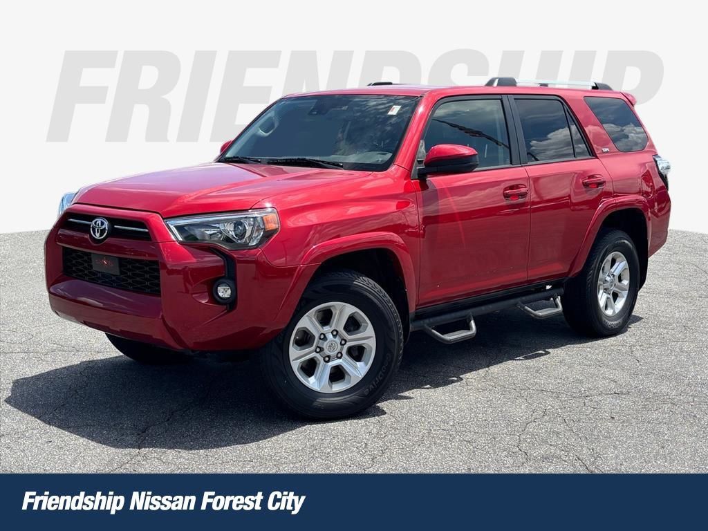 Barcelona Red Metallic 2021 Toyota 4Runner SUV / Crossover Four-Wheel Drive 5-Speed Automatic Overdrive