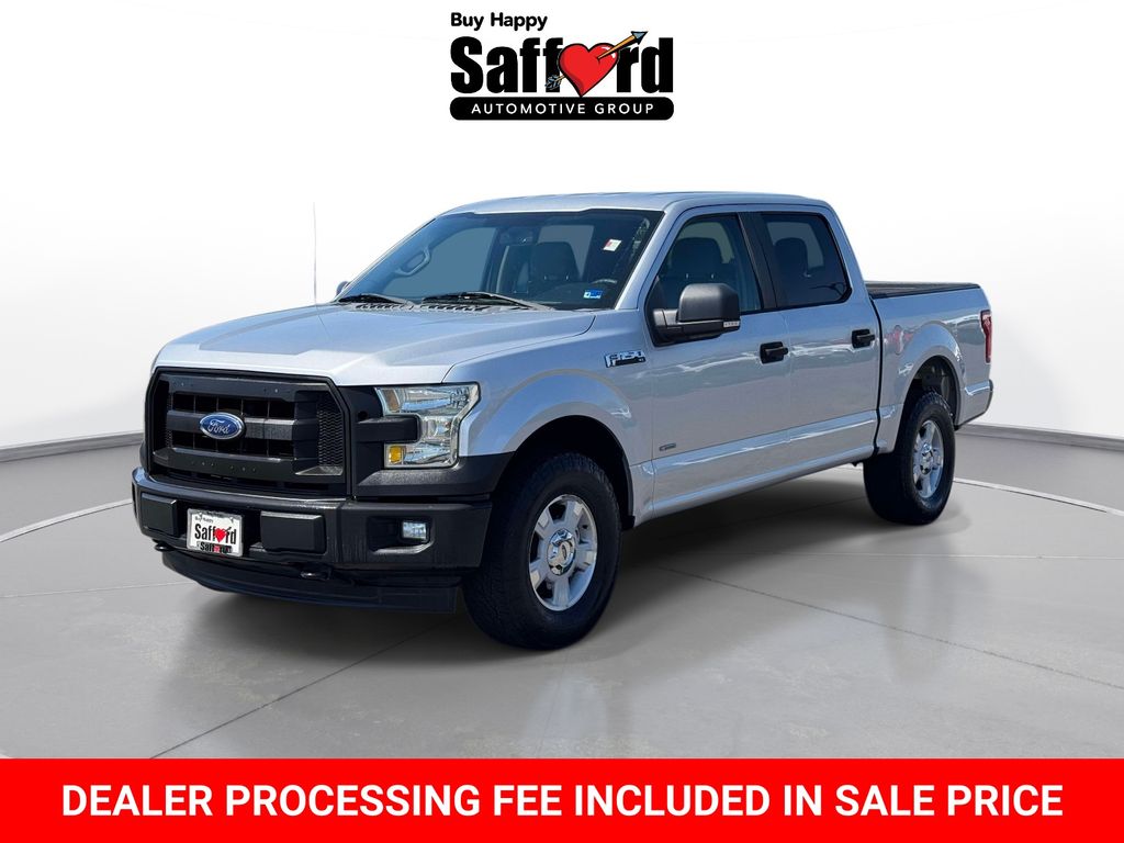 Ingot Silver 2017 Ford F-150 XL SuperCrew 4WD Pickup Truck Four-Wheel Drive Automatic