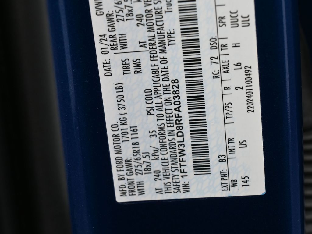 Used 2024 Blue Metallic Ford XLT image 17
