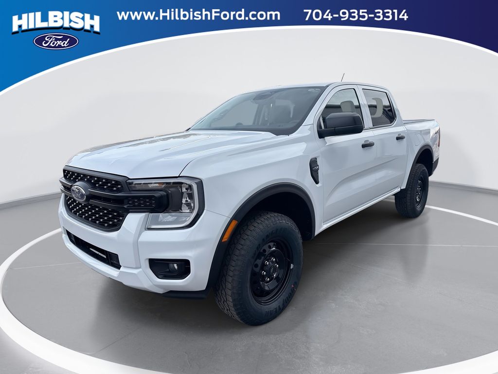 Oxford White 2026 Ford Ranger XL SuperCrew 4WD Pickup Truck Four-Wheel Drive Automatic