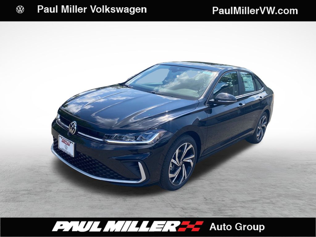 Deep Black Pearl 2026 Volkswagen Jetta Sedan Front-Wheel Drive 8-Speed Automatic