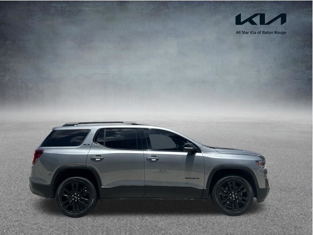 Gray (Satin Steel Metallic) 2022 GMC Acadia SLE FWD SUV / Crossover Front-Wheel Drive 9-Speed Automatic
