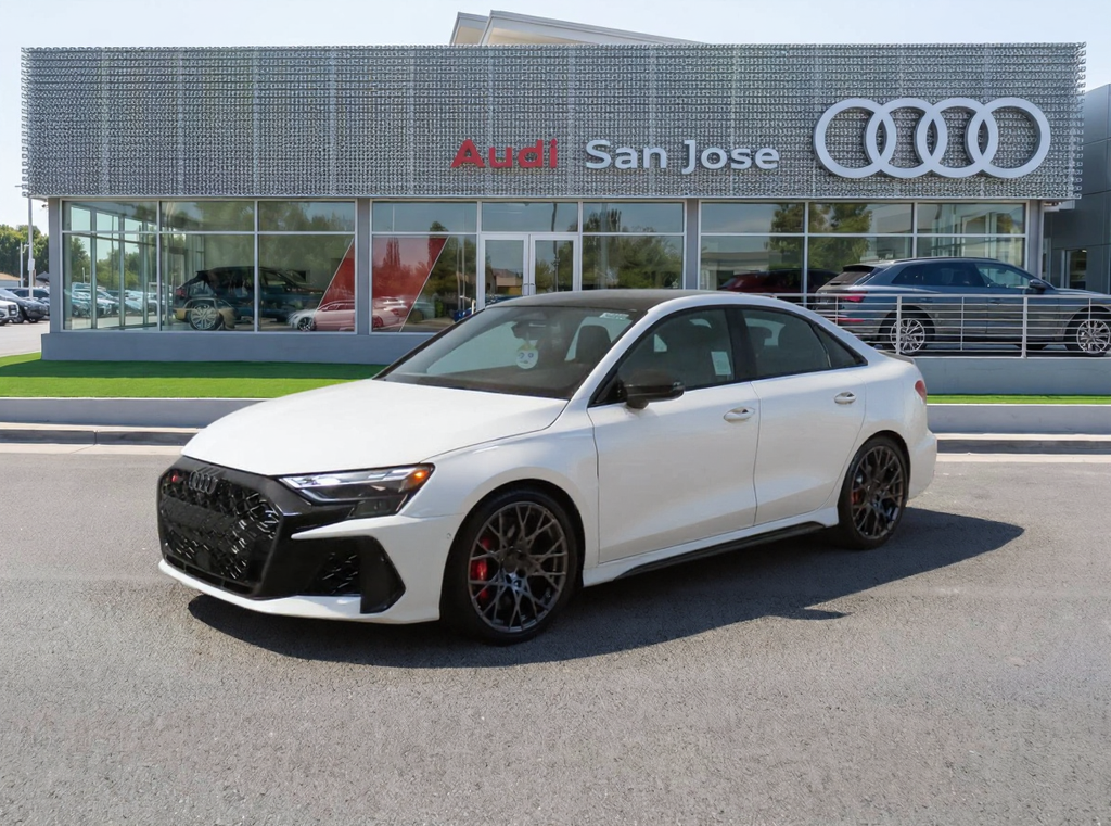 Arkona White 2026 Audi RS 3 Sedan All-Wheel Drive 7-Speed Automatic