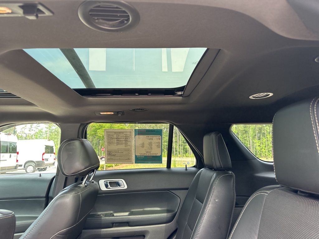 2014 White Platinum Clearcoat Metallic Ford Explorer Sport 4X4 SUV