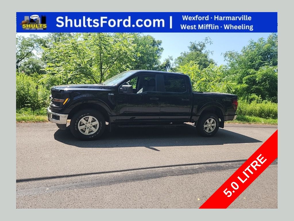 Agate Black Metallic 2024 Ford F-150 Pickup Truck Four-Wheel Drive Automatic