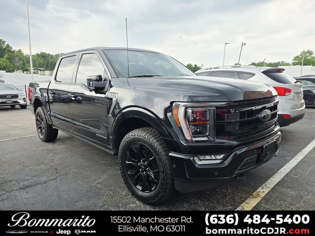 Black Metallic 2023 Ford F-150 Pickup Truck Four-Wheel Drive Automatic