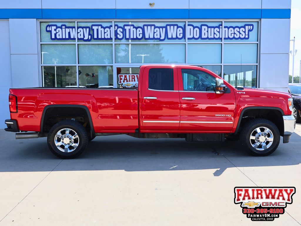 Cardinal Red 2016 GMC Sierra 3500HD Pickup Truck Four-Wheel Drive 6-Speed Automatic