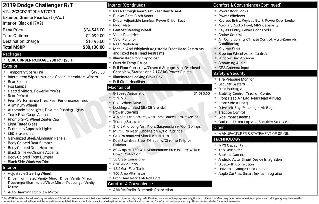2019 Dodge Challenger R/T