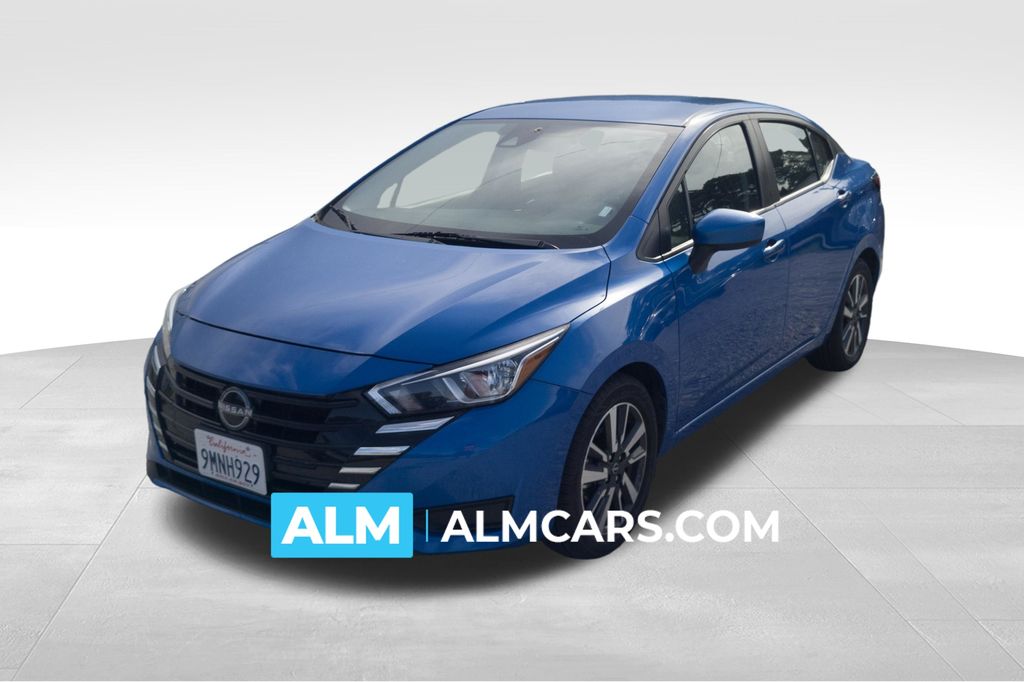 Electric Blue Metallic 2024 Nissan Versa Sedan Front-Wheel Drive Continuously Variable Transmission
