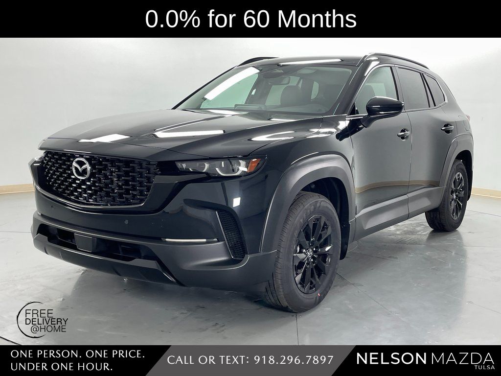 Jet Black Mica 2026 Mazda CX-50 Hybrid Premium AWD SUV / Crossover All-Wheel Drive Continuously Variable Transmission