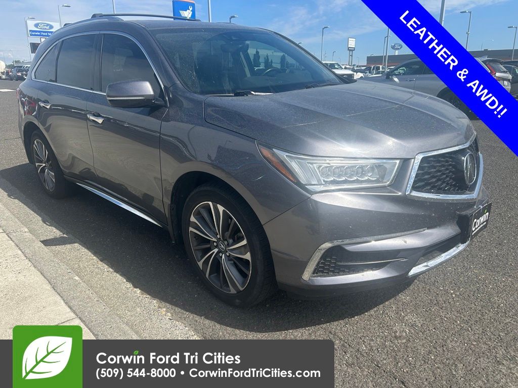 Gray (Modern Steel Metallic) 2019 Acura MDX SUV / Crossover All-Wheel Drive 9-Speed Automatic
