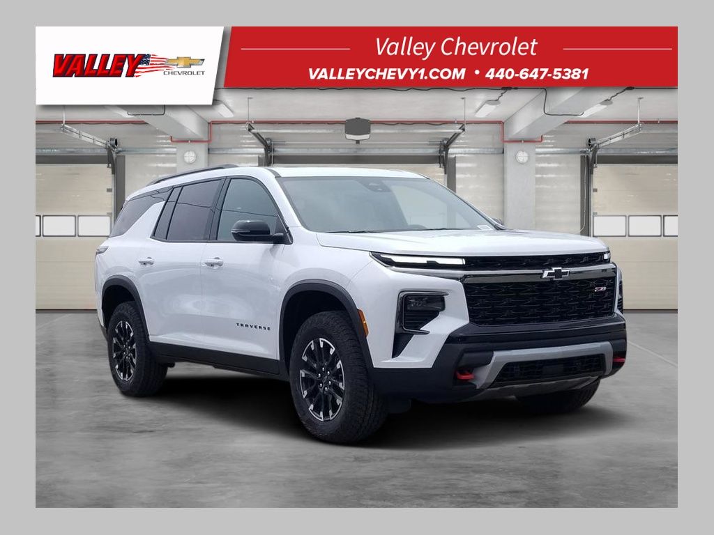 Polar White Tricoat 2026 Chevrolet Traverse SUV / Crossover Four-Wheel Drive 8-Speed Automatic