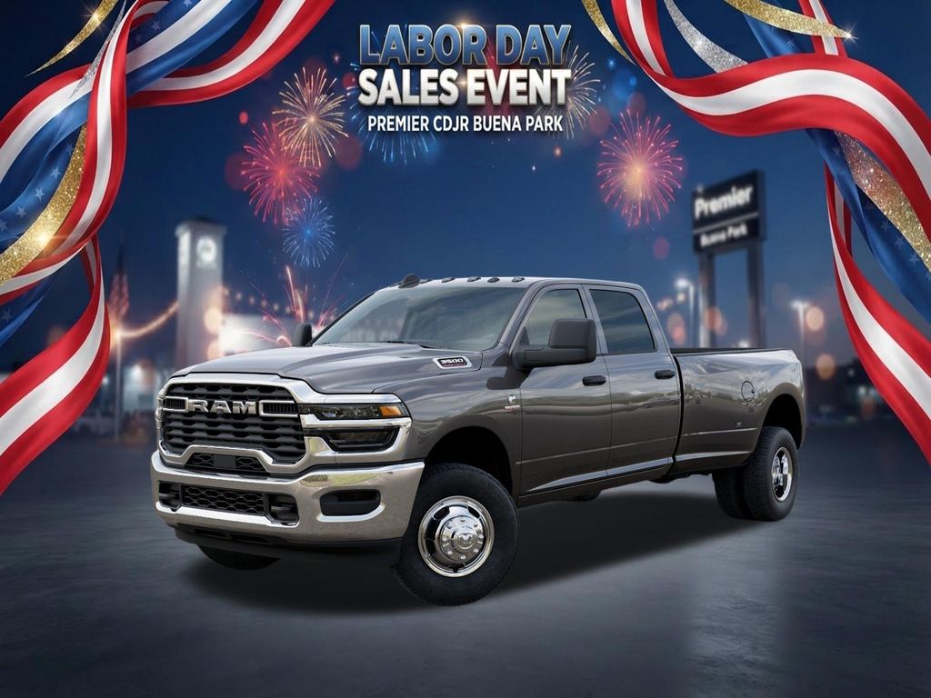 Gray (Granite Crystal Metallic Clearcoat) 2026 RAM 3500 Pickup Truck Four-Wheel Drive 8-Speed Automatic