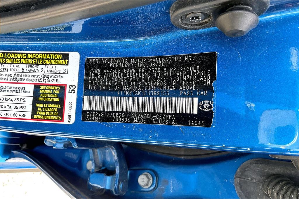 Used 2020 Toyota Camry XSE 4D Sedan