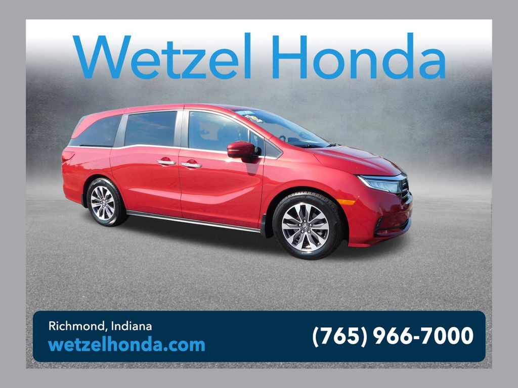 Radiant Red Metallic II 2022 Honda Odyssey Minivan Front-Wheel Drive Automatic