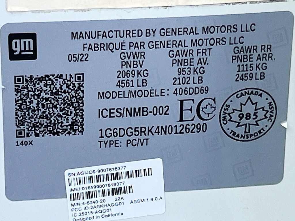 2022 Cadillac CT4 Sport White at Shottenkirk Kia Fort Bend