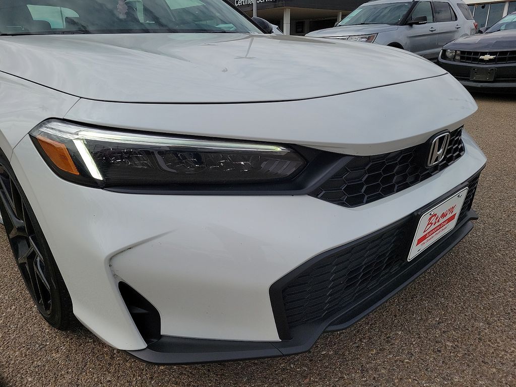 2025 Honda Civic Sport White at Brown Honda