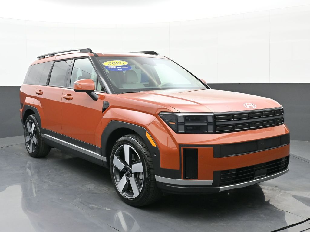 Orange 2025 Hyundai Santa Fe Limited FWD SUV / Crossover Front-Wheel Drive Automatic