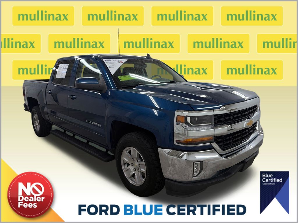 Deep Ocean Blue Metallic 2018 Chevrolet Silverado 1500 Pickup Truck 4X2 6-Speed Automatic Overdrive