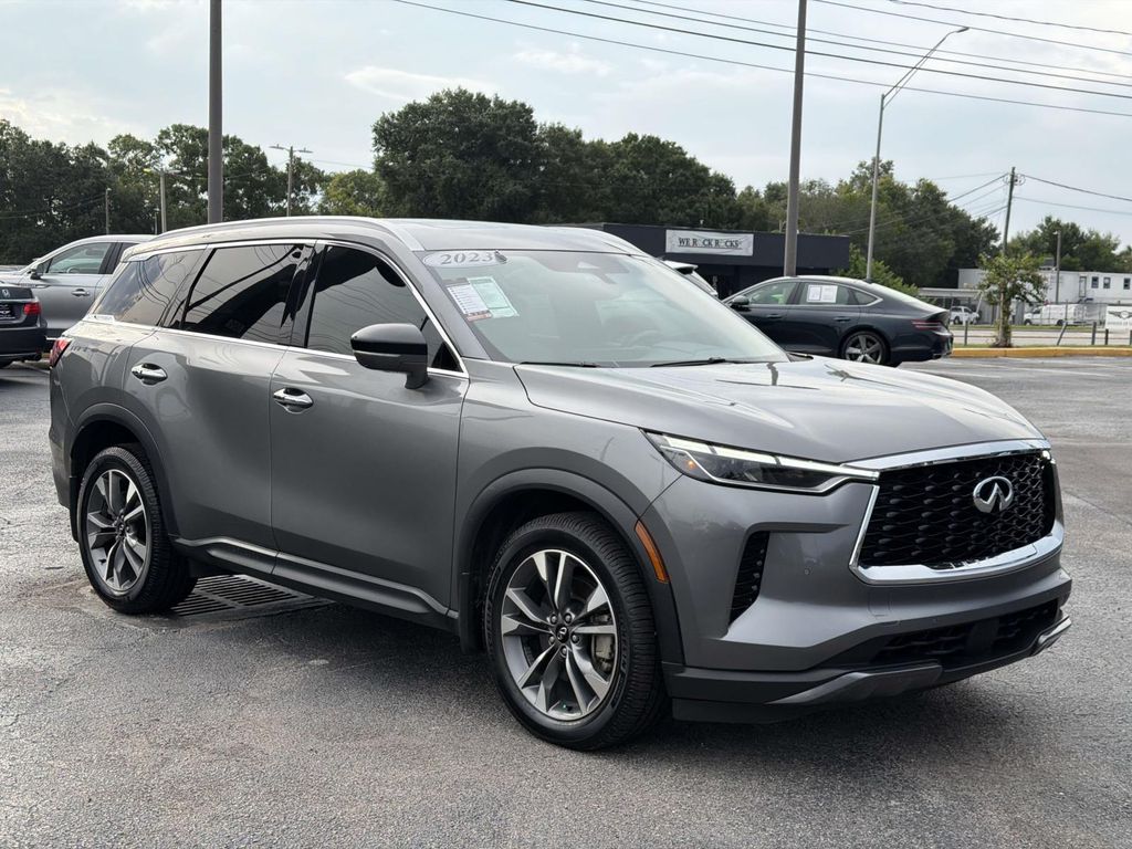 Gray (Graphite Shadow) 2022 INFINITI QX60 SUV / Crossover Front-Wheel Drive 9-Speed Automatic