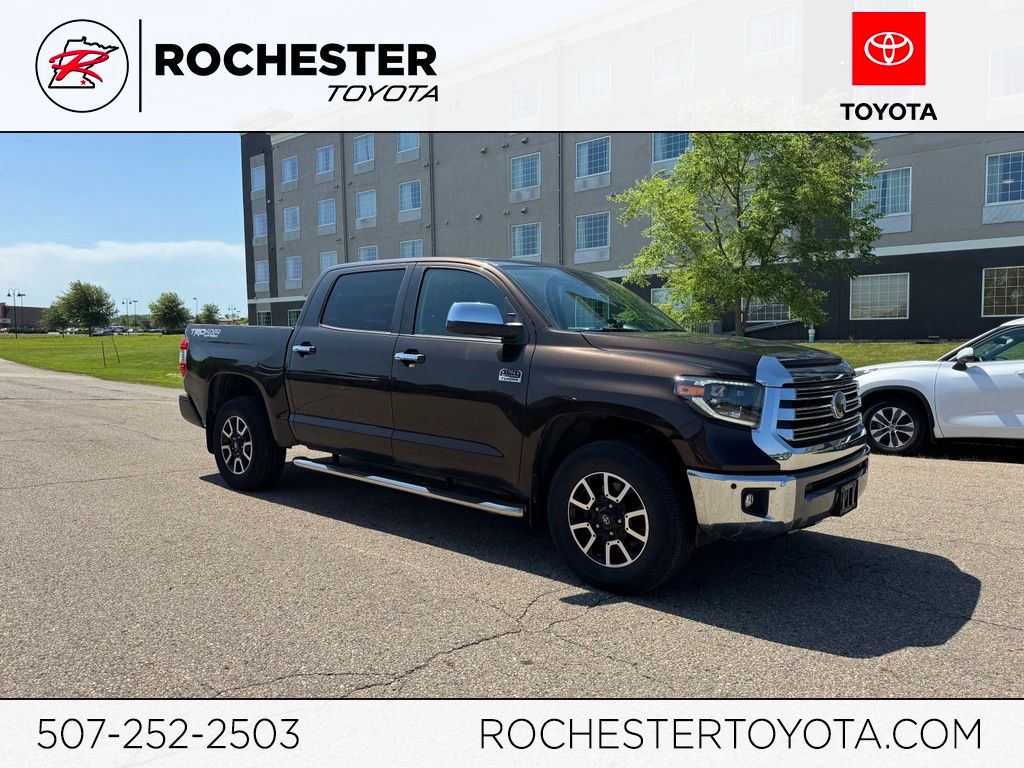 Smoked Mesquite 2020 Toyota Tundra Pickup Truck Four-Wheel Drive 6-Speed Automatic