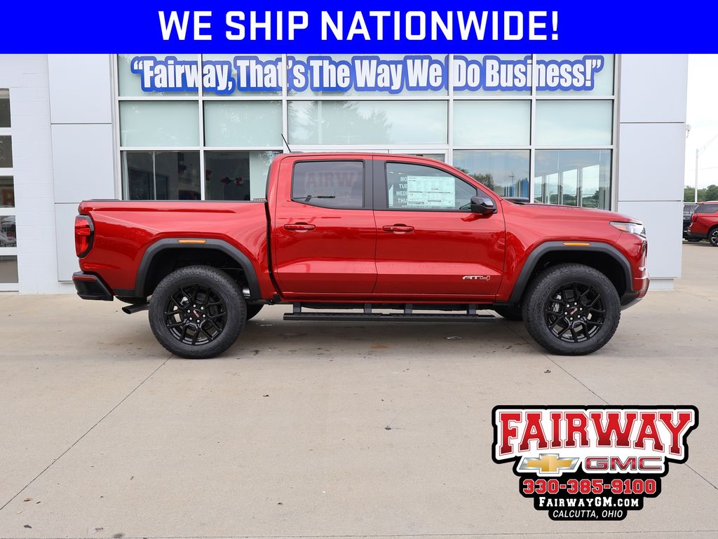 Volcanic Red Tintcoat 2026 GMC Canyon Pickup Truck Four-Wheel Drive 8-Speed Automatic