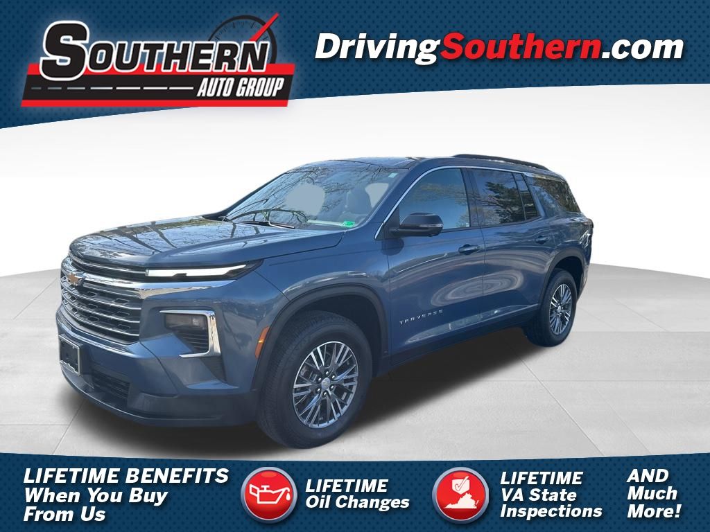 Lakeshore Blue Metallic 2024 Chevrolet Traverse LT FWD SUV / Crossover Front-Wheel Drive 8-Speed Automatic