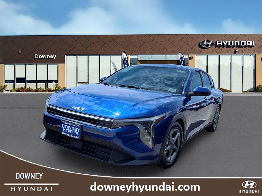 Deep Sea Blue 2025 Kia K4 LXS FWD Sedan Front-Wheel Drive Continuously Variable Transmission