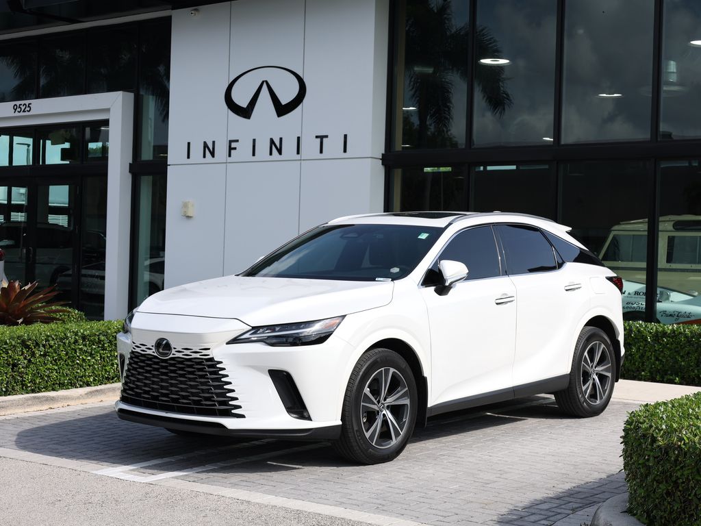 Eminent White Pearl 2025 Lexus RX Hybrid SUV / Crossover All-Wheel Drive Continuously Variable Transmission
