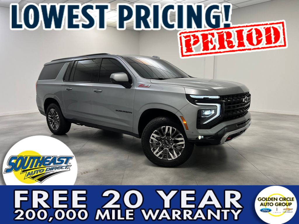 Sterling Gray Metallic 2025 Chevrolet Suburban SUV / Crossover Four-Wheel Drive