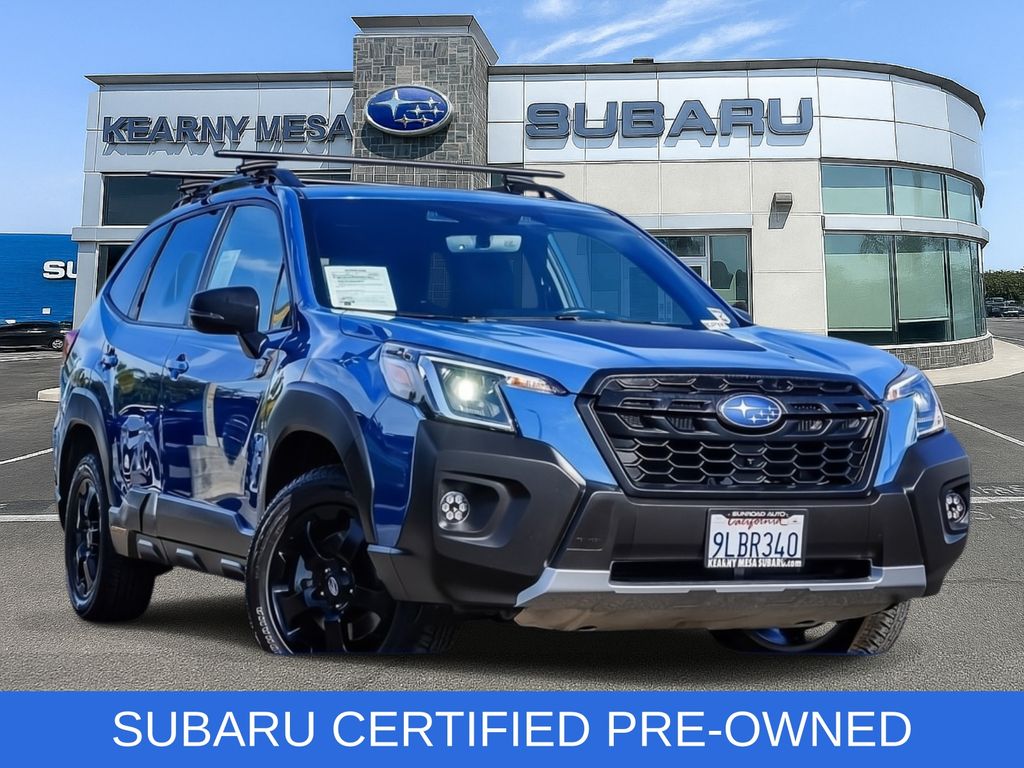 Geyser Blue 2024 Subaru Forester SUV / Crossover All-Wheel Drive Continuously Variable Transmission