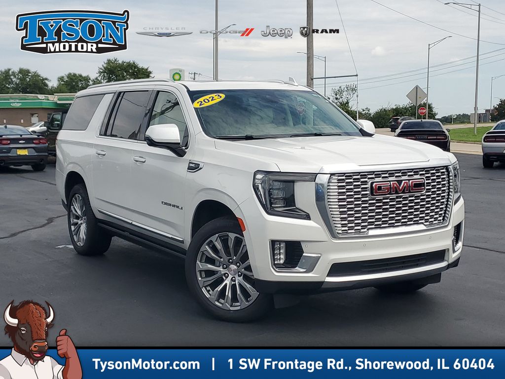 White Frost 2023 GMC Yukon XL SUV / Crossover Four-Wheel Drive